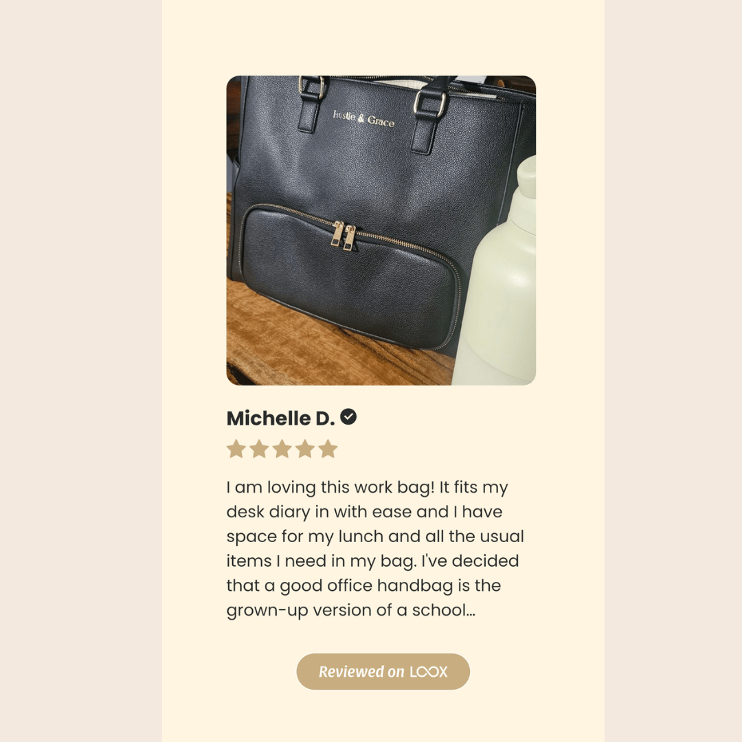The Iluka Executive Tote - Charcoal