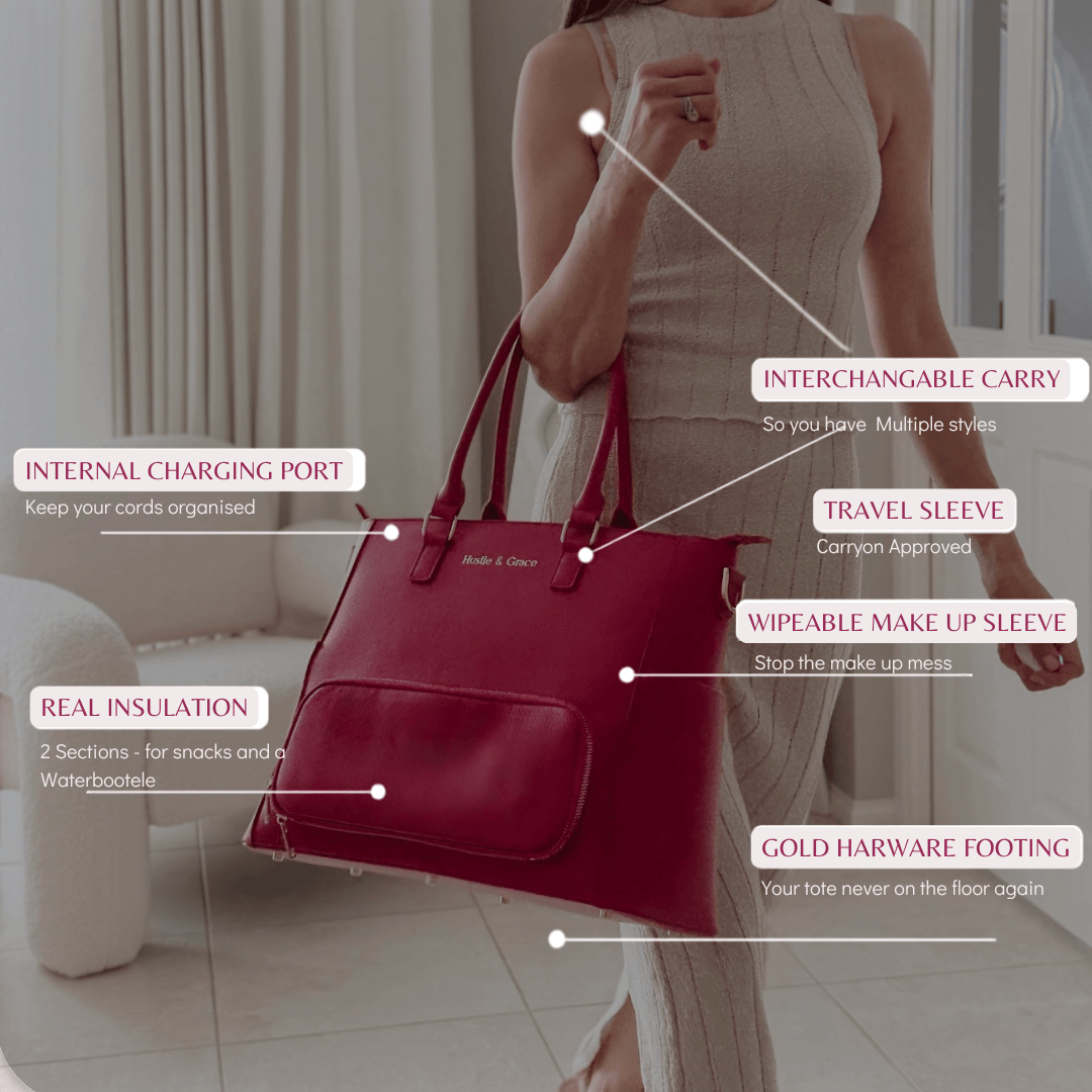 The Iluka Executive Tote - Mulberry
