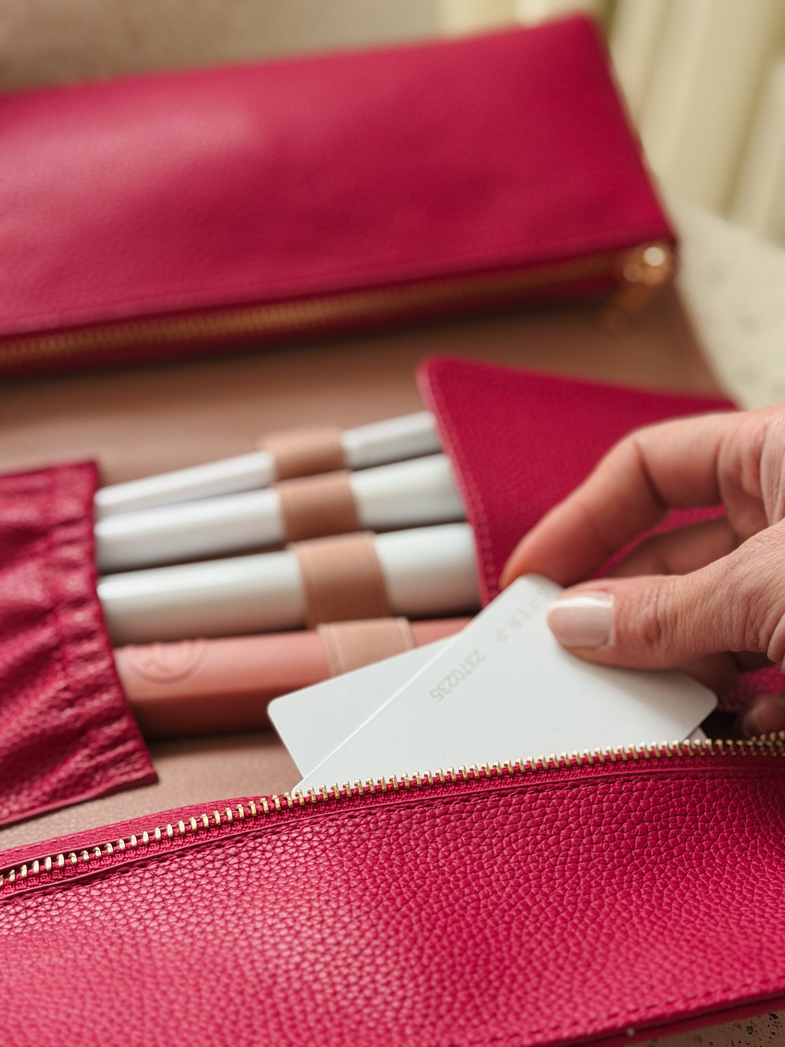 Marli Essentials Pouch Mulberry