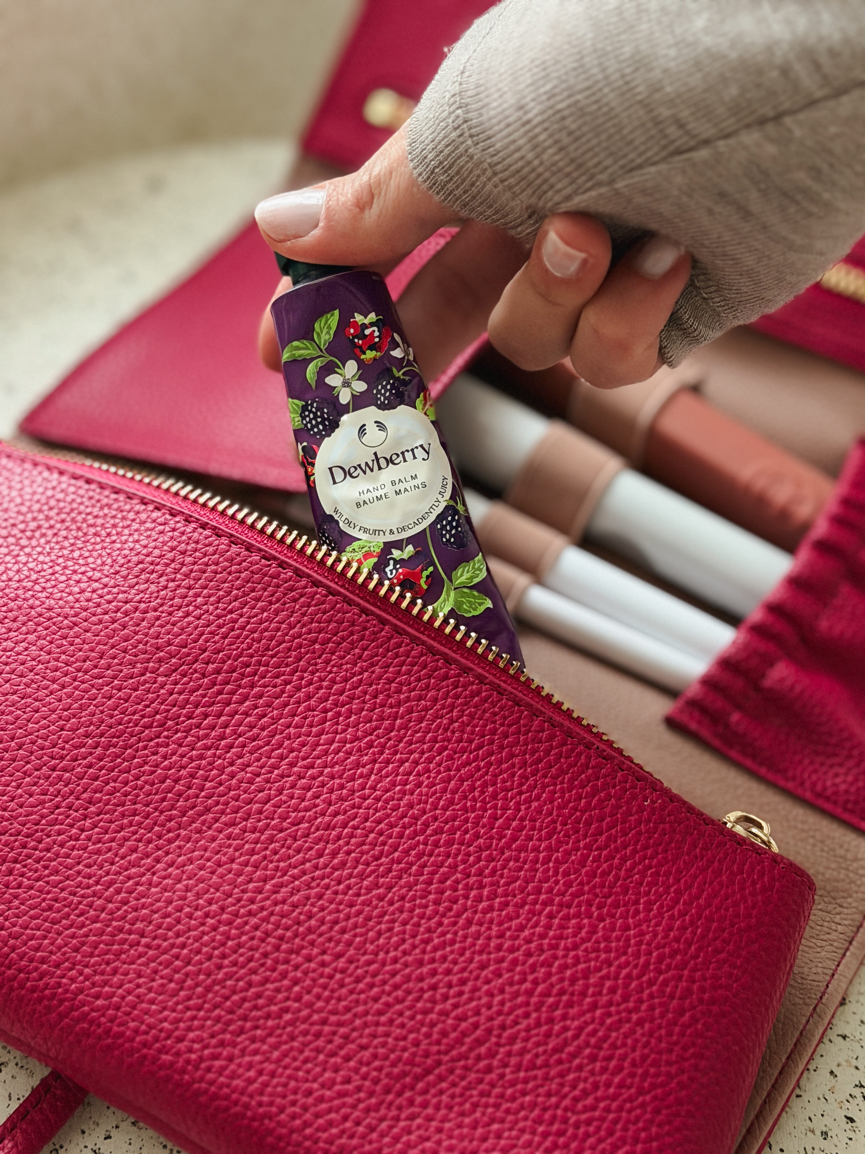 Marli Essentials Pouch Mulberry