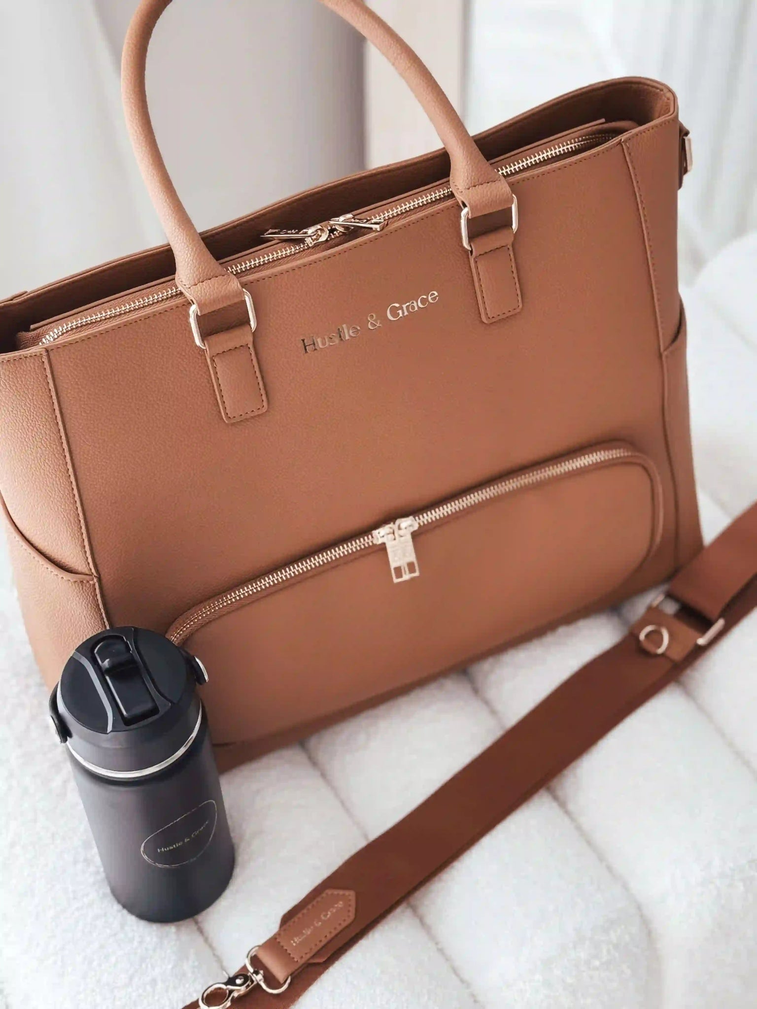 Charcoal Flask - Hustle And Grace