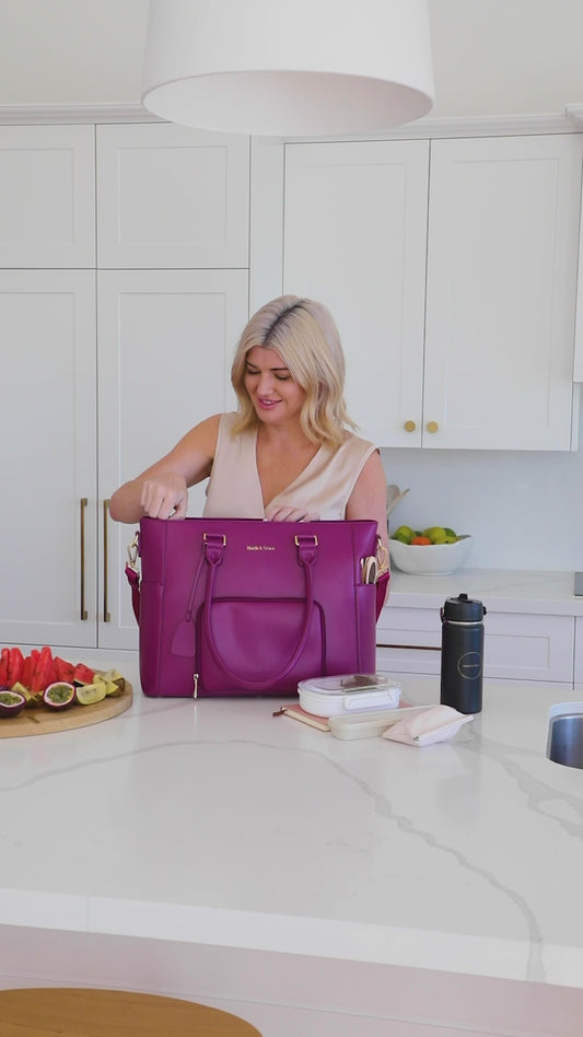 The Iluka Tote Bag Mulberry