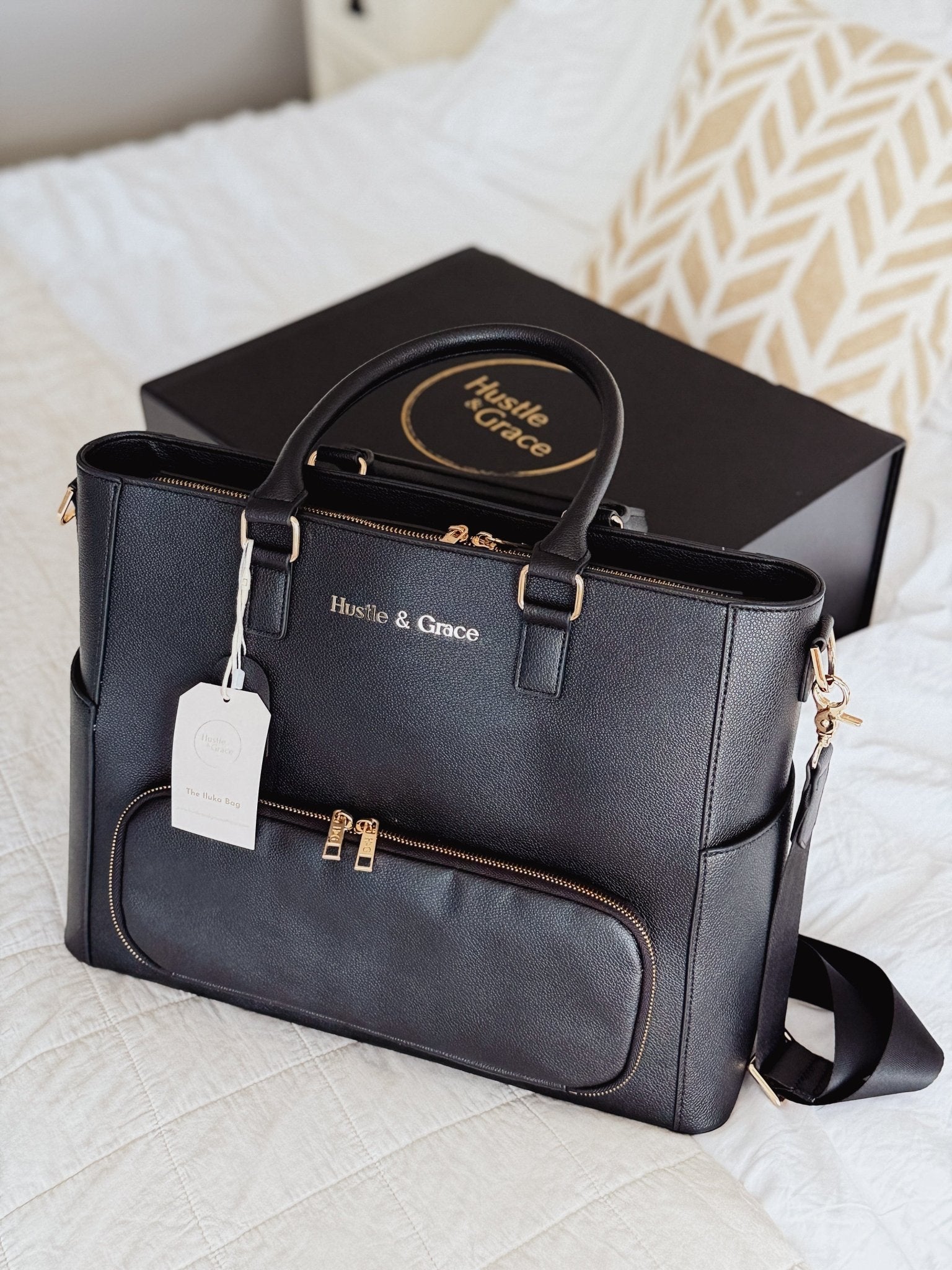 The Iluka Tote System Charcoal - Hustle And Grace