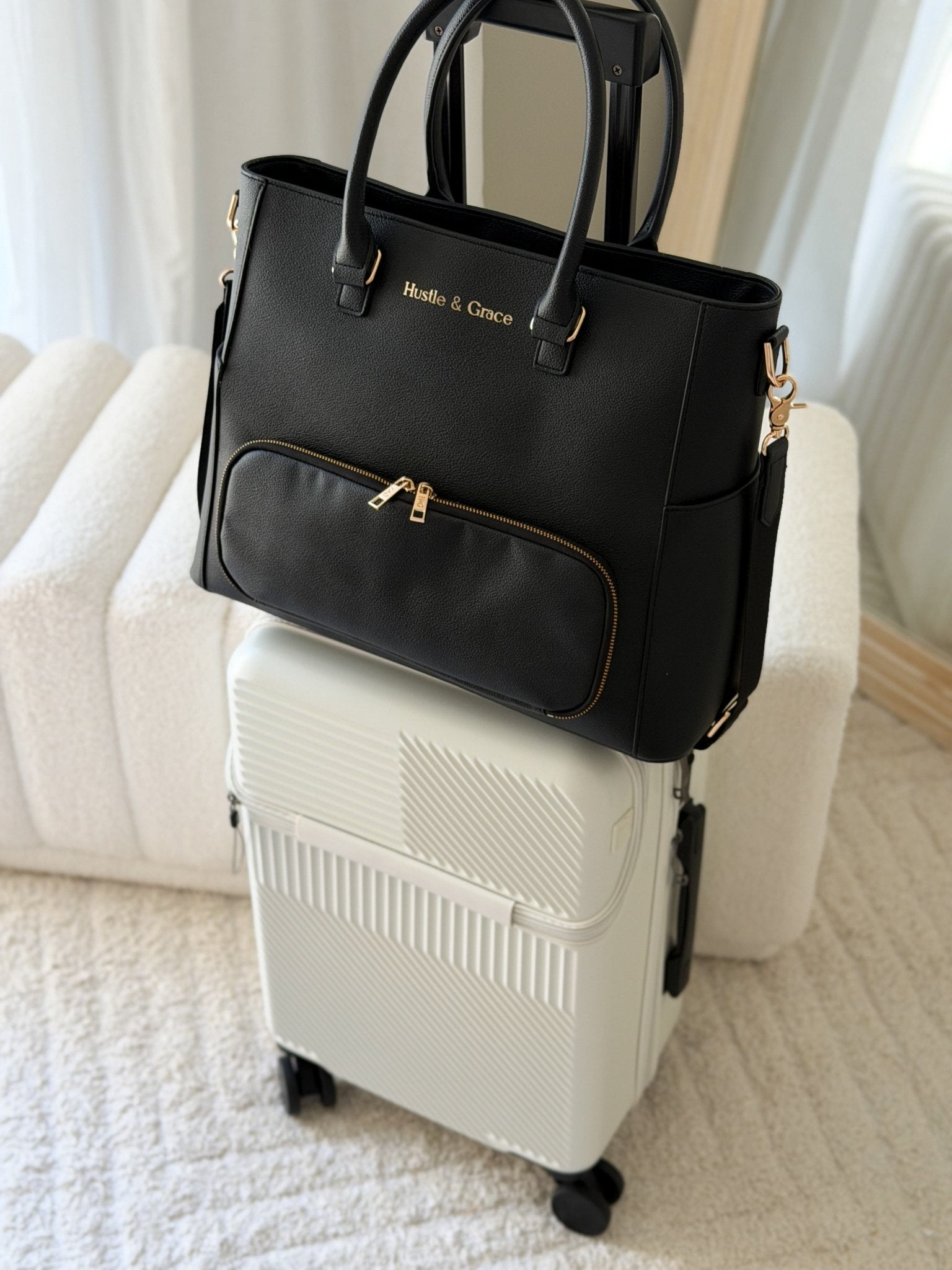 The Iluka Tote System Charcoal - Hustle And Grace