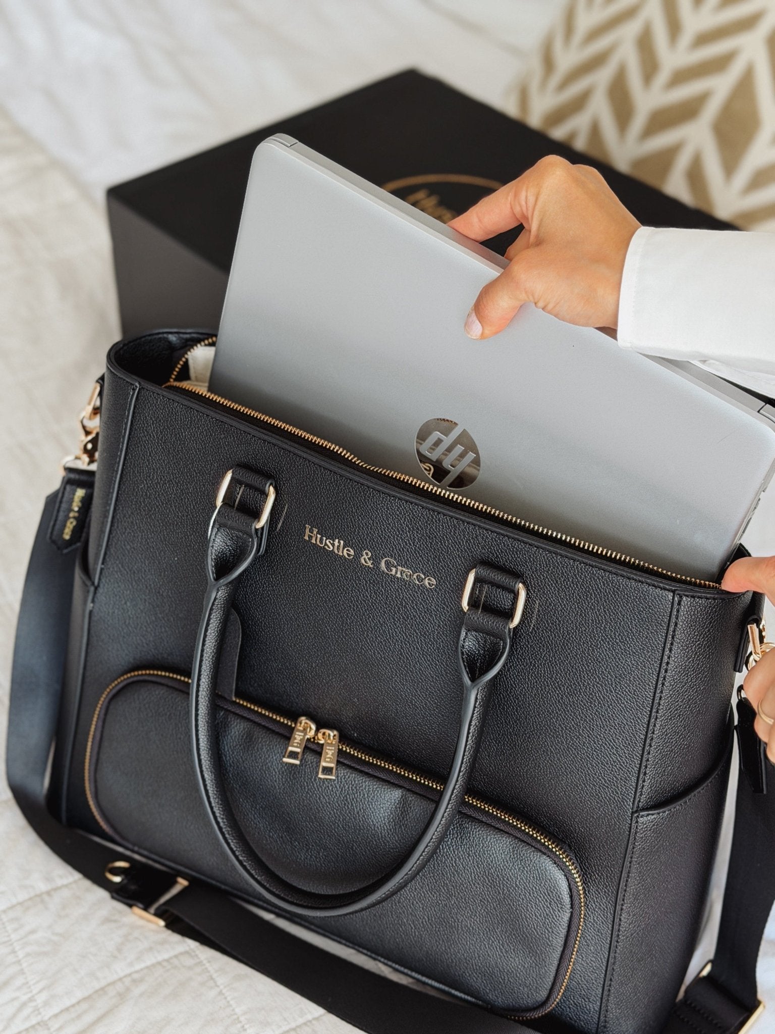 The Iluka Tote System Charcoal - Hustle And Grace