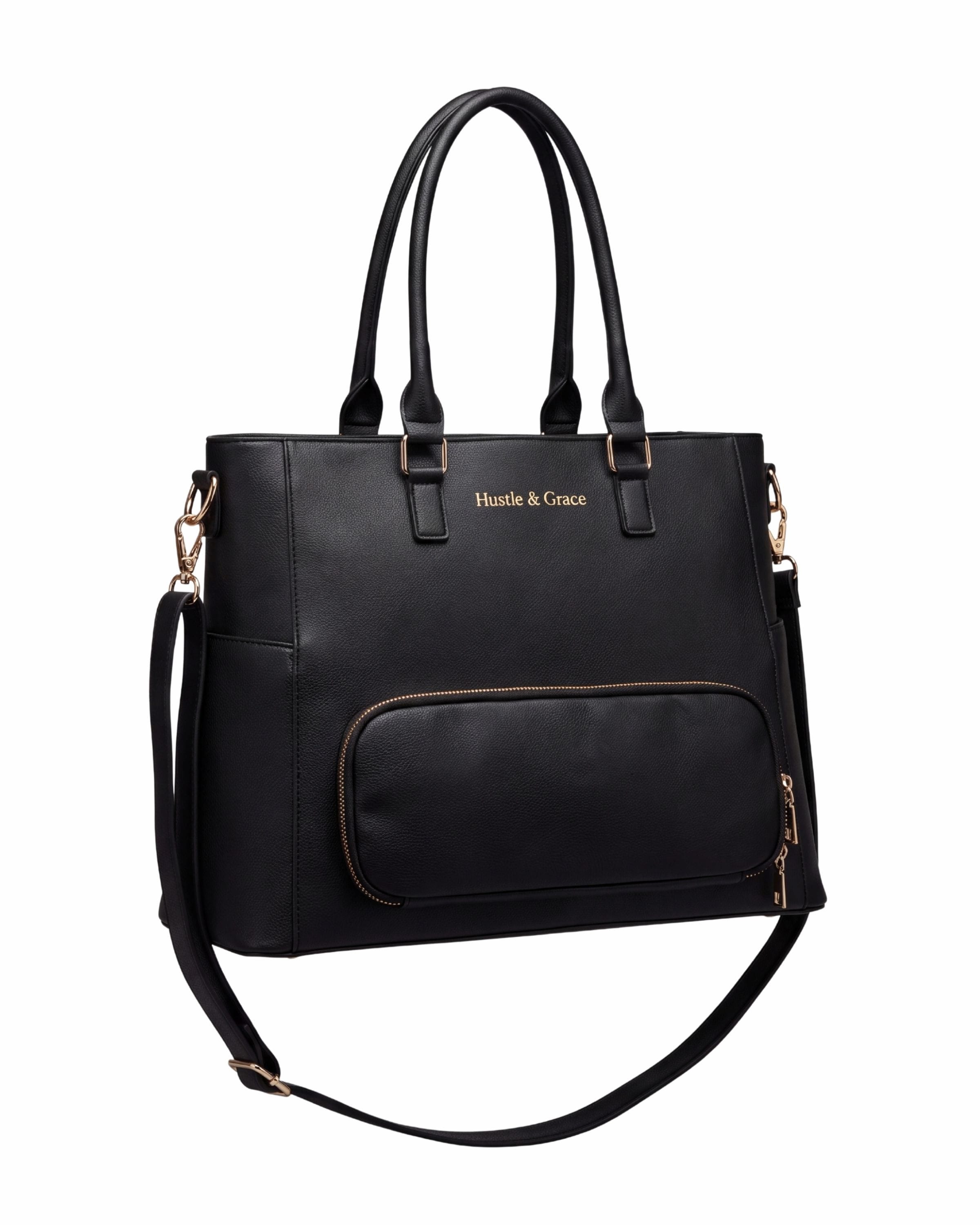The Iluka Executive Tote - Charcoal